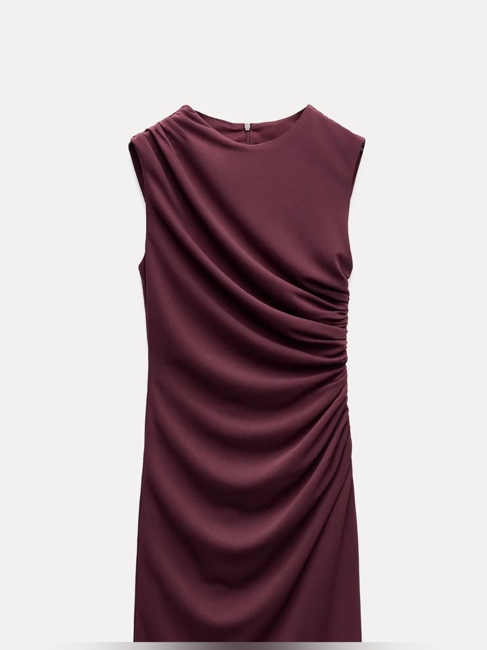 Sleeveless Ruched Dress